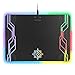 ENHANCE LED Gaming Mouse Pad Hard Large Surface - 7 RGB Light Up Modes, Lighting Brightness Controls with Transparent Decals & Edges - Ambient Desktop Lighting & Accurate Tracking primary