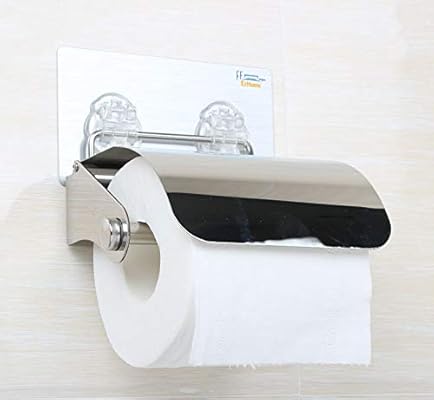 Amazon Com Ezhome Add Toilet Paper Holder Without Making Holes In