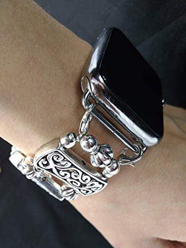 Amazon.com: Apple Watch Band 38mm, 42 mm Silver Apple iWatch Band 38 mm Bracelet, metal strap 40 