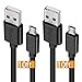 MATEIN Micro USB Cable, 10Ft 2Pack Extra Long Fast Charger Cord for Galaxy S7 Edge,High Speed Durable Charging Cable for Android Phone,Samsung J7 S6 S5 S4 Note 5 4,LG,PS4,Camera,Black primary