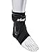 Zamst A2-DX Sports Ankle Brace with Protective Guards For High Ankle Sprains and Chronic Ankle Instability-for Basketball, Volleyball, Lacrosse, Football-Black, Right, XL