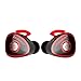 True Wireless Stereo Headphones,Lesoom Mini Invisible Truly Wireless Bluetooth V4.1 Surround Sound Earbuds Earphones Noise Cancelling InEar Headset With Microphone For iPhone Samsung Android IOS (Red)