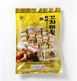 Amazon Co Jp 韓国食品 韓国屋台 韓国トッポキ材料 釜山 ヒョソン 串おでん 800g 食品 飲料 お酒