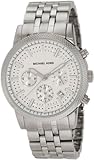 Michael Kors Men's MK8072 Silver Knurl Chronograph Watch