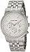 Michael Kors Men's MK8072 Silver Knurl Chronograph Watch