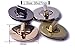 Bobeey 2sets 35x27mm Oval Purses Locks Clutches Closures,Metal Oval Twist Locks Purse Closure Turn Locks BBL4 (Silver, L)