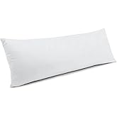 MoonRest® Premium Lumbar Polyester 100% Cotton Fabric Filled with 100% Pure Virgin Synthetic Fiberfill Decorative Throw Pillow Insert Stuffer Form for Sofa Couch Cushion Bedroom 14x36”