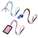 Neck Lanyards 10 Pack - Enhanced Model Hook and Quick Release Tether - Ideal for ID Badges, Keys, Whistle, etc. - Strong Nylon Material - 10 Colors - One Size Fits All