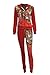 Linsery Women's Letter Print 2 Pieces Long Sleeve Sweatshirts Long Sweatpants Tracksuits