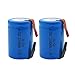 GEILIENERGY 1.2V 4/5 SubC Sub C 2200mAh NiCd Rechargeable Battery for Power Tools with Tab(Pack of 20)