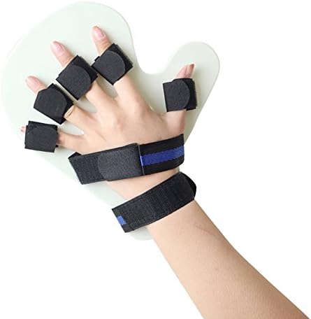 Finger Training Brace, XIIYY Finger Splint Fingerboard Finger Separator Orthotics Points Hand Wrist Training Orthosis Device Brace Support Flex Spasm Extension Board Splint Apoplexy Hemiplegia