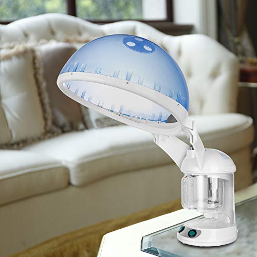 KINGDOMCARES Large 2-in-1 Hair and Facial Steamer Face Steamer Humidifier Hot Mist Moisturizing Clear Blackheads Acne Facial Hydration Sauna SPA Skin Care Facial Atomizer - Thumbnail 2