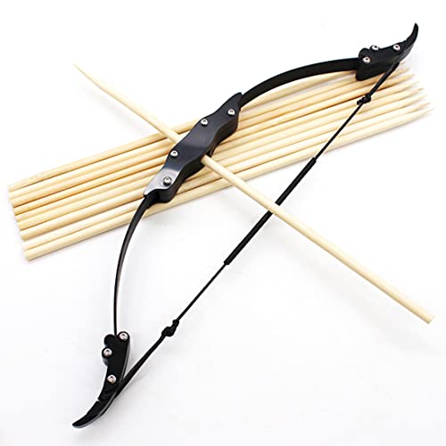 Mini Recurve Bow And Arrows Set - Small Hunting Bow For Right/Left Hand, Metal Build For Target Practice & Fun-609438