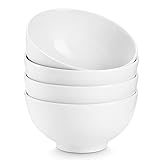 DOWAN 8.5 OZ Small Ceramic Bowls Set of 4 - White