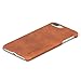 KANVASA iPhone 8 Plus Leather Case/iPhone 7 Plus Leather Case Back Cover Brown One Real Genuine Leather Back Case for The iPhone 8 Plus & 7 Plus - Premium Leather Luxury Pouch - Ultra Thin