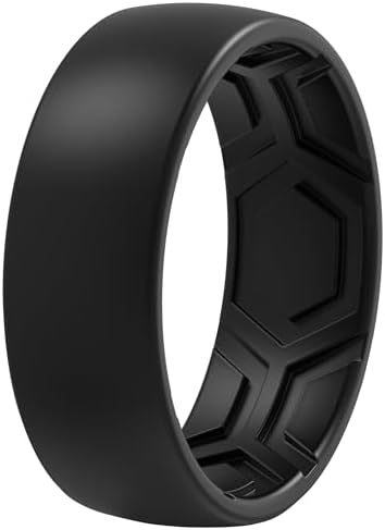 Thunderfit Rings Rubber Wedding Rings Amazon ThunderFit Men's