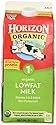 Horizon Organic, Milk 1% Lowfat, Ultra Pasteurized, Half Gallon, 64 oz