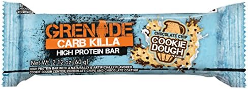 Grenade Carb Killa Bar-Chocolate Chip Cookie Dough-12/bx
