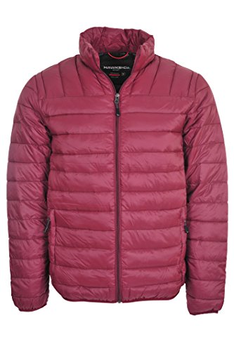 Hawke & Co Men's The Manhattanite Lightweight Packable Down Jacket, Wine, Medium