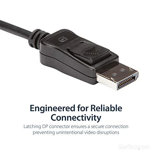 StarTech.com DisplayPort to DVI Adapter  Dual-Link  Active DVI-D Adapter for Your Monitor / Display - USB Powered  2560x1600 (DP2DVID2),Black