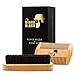 Beard Brush & Comb Set for Men - Natural Boar Bristle Brush, Dual Action Pear Wood Comb, Gift Box & Travel Pouch. Enhances Growth & Styling with Balm Oil Distribution by The Beard Black (Old)