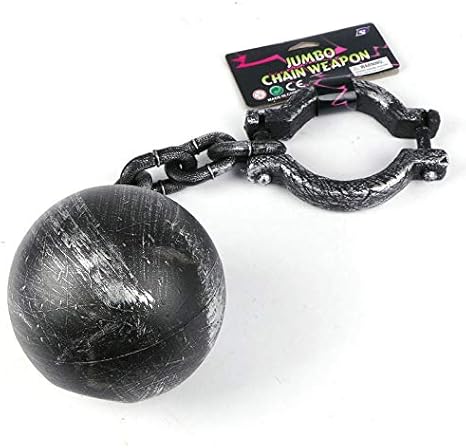 Amazon Just 囚人 監獄 グッズ 小道具 鎖 くさり 手首 足首 全身 足かせ コスプレ 仮装 イベント 足首 鉄球 コスプレ 仮装 通販