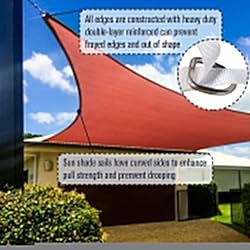 Amahut Sun Shade Sail Rectangle Canopy Porch Cover
