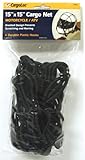 CargoLoc 84060 Motorcycle/ATV Cargo Net 15 inch by 15 inch by 6 hooks