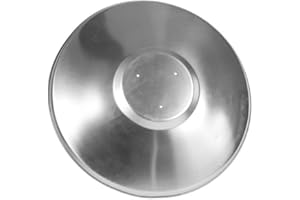 Fire Sense 61437 One Piece Round Heavy Duty Premium Reflector Upgrade For Gas Patio Heater With 3 Barrel Bolt Design Fits Any Of Our Gas Patio Heaters - 38" Diameter