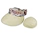 Vbiger Visor Hats Wide Brim Cap UV Protection Summer Sun Hats For Women (Beige)