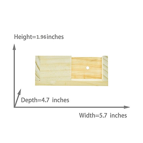 Borange Hamster Cage Wood Swing, Ladder and Resting Platform set for Hamster, Mouse Chinchilla, Rat, Gerbil and Dwarf Small Animal Wooden Platform Climbing Kits Cage Accessories