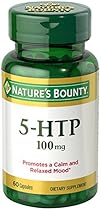 Nature's Bounty Double Strength 5-HTP 100 mg, 60 Capsules