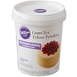 Wilton Fondant Gum-Tex Powder, For Decorators Working with Sugar Pastes, Helps Stiffen and Harden Fondant and Gum Pastes, 6 oz.