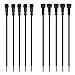 VIMVIP® Male Female Plug 2 Pin LED Waterproof Connector Cable Black 5Pair 10Pieces