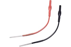 BOCEUC 2 PCS Silicon Flexible Spoon Back Probes, Back Probe Pins Automotive Compatible with 4mm Banana Plug Test Leads