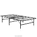 WEEKENDER 14 Inch Folding Platform Bed Frame - Extra Storage Base for All Mattress Types - Full XL
