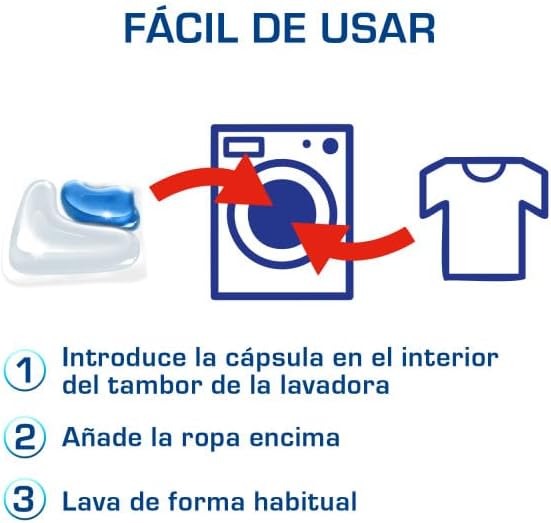 Tampas Total Power Gel Detergente para Máquina de Lavar Nenuco, Aroma Nenuco, Formato de Cápsula - 32 Doses, A embalagem pode variar