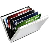 Kreditkartenetui Metall - Ultra Dünn Mit RFID-Schutz Für 6 Karten