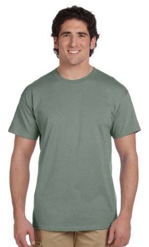 Fruit of the Loom 100% camiseta de algodón pesado, Sagestone, 3XL (Pack6)