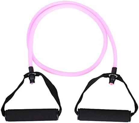 Kkika Exercise Bands Resistance Pilates Yoga Stretch Bands Fitness Band Resistance Bands for 1-shape Expander (Pink 18lb)