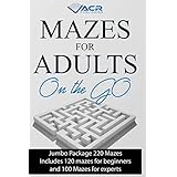 Mazes for adults on the Go: Jumbo Package 220 Mazes