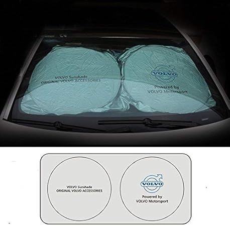 Amazon Yencar 150 70センチ車の窓日除け車のフロントガラスバイザーカバーブロックフロントウィンドウサンシェードuv保護車の窓フィルム ボルボvolvo 車 バイク 車 バイク