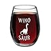 Funny Winosaur Wine Glass 15oz - Unique Gift Idea for Her, Mom, Wife, Girlfriend, Sister, Grandmother, Aunt - Perfect Birthday Gifts for Women - Present For Her