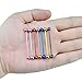 YILIN Industrial Barbell, 14G 316l Stainless Steel Body Piercing Barbell Jewelry Earrings for Women 7PCS