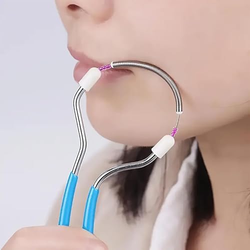 Generic Portable Facial Hair Removal Spring Roller for Women, Painless Epilator for Face, Compact, Travel-Friendly