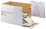 DecoPac Box Wedding Carrier for Tall Cakes-15 x 15