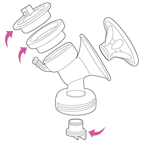 piezas de repuesto compatibles con la bomba, válvula y diafragma comfort de avent para bombas eléctricas simples y dobles; hecho por maymom