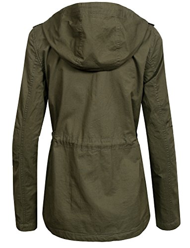 J. LOVNY Women's Versatile Military Anorak Jacket