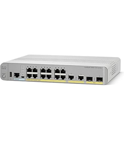 Amazon.com: Cisco WS-C3560CX-8PC-S Catalyst 3560X 8-Port PoE 2x1G