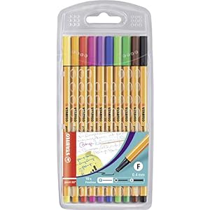 STABILO – Fineliner – point 88-10er Pack – Standardfarben